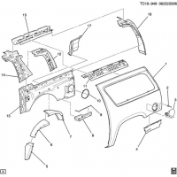 (TC16-949) 2007-2013 CK109,2(06)  /BODY SIDE REAR