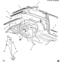 (TC16-954) 2007-2013 CK109(06)  -BODY SIDE REAR (CADILLAC Z75)