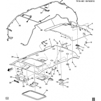 (TK16-881) 2009-2013 CK109(06)  -ROOF PART 1 (SUNROOF CF5)