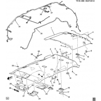 (TK16-886) 2009-2013 CK109(06)  -ROOF PART 1 (EXC SUNROOF CF5)