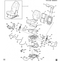 (TC16-459) 2007-2013 CK109,2(06)  /BENCH-40% SIDE (AM8, EXC POWER FOLDING ARS)