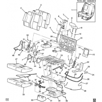 (TC16-460) 2007-2013 CK109,2(06)  /BENCH-60% SIDE (AM8, EXC POWER FOLDING ARS)