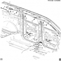 (TK16-923) 2010-2013 CK109,209(06)   /ROOF SIDE (SEAT THIRD ROW DELETE ATD)