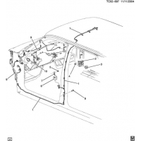 (TC02-697) - 2001-2006 CK(06-43)  / (ROOF MOUNTED LAMP PROVISIONS TRW,5G4)