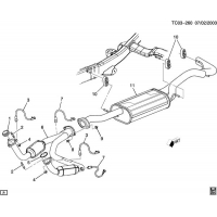 (TC03-260) - 2002-2006 CK1(06)  -V8 (LR4/4.8V,LM7/5.3T,L59/5.3Z, EXC REAR EXIT N12)
