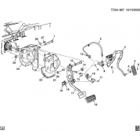 (TC04-667) - 2003-2005 CK1,2(06-36)   (POWER ADJUSTABLE PEDAL JF4)
