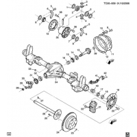 (TC05-639) - 2005-2006 CK1(06-36)     8.625 RING GEAR (ACTIVE BRAKE JL4, EXC AXN)