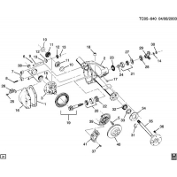 (TC05-640) - 2003-2006 C1     8.625 RING GEAR (MEXICO P96)