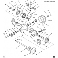 (TC05-670) - 2005-2006 C157(06)     9.50 RING GEAR  1 (AXN, ACTIVE BRAKE JL4)
