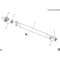 (TX05-035) - 2005-2006 C157(06)   (ONE PIECE) (4L65-E AUTOMATIC M32)