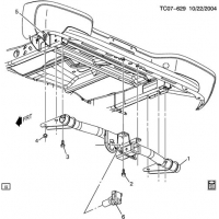 (TC07-629) - 2002-2006 CK1,2(06-36) TRAILER HITCH PLATFORM (CHEVROLET X88/G.M.C. Z88, VR4)