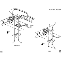 (TC07-631) - 1999-2007 CK VEHICLE TIE DOWN (VR6)