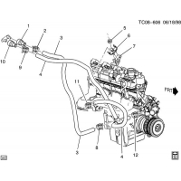 (TC08-606) - 2005-2007 CK1,2,3   / (LR4/4.8V,L33/5.3B,LM7/5.3T,L59/5.3Z,LQ4/6.0U,LQ9/6.0N,EXC HYBRID HP2)
