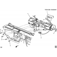 (TC08-609) - 2002-2007 CK HEATER & VENT CONTROL CABLES & HARNESS (C42)