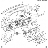 (TC16-851) - 2004-2006 CK       1 TRIM (CHEVROLET X88,G.M.C. Z88, EXC D07)