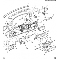 (TC16-852) - 2004-2006 CK(06-36-43-53)       1 TRIM (CHEVROLET X88,G.M.C. Z88, D07)