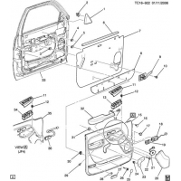 (TC16-922) - 2005-2006 CK1,2(06-36)    -  (CHEVROLET X88,G.M.C. Z88)