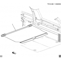 (TC16-920) - 2003-2006 CK1,2(06) LUGGAGE COMPARTMENT COVER/ (RYJ)