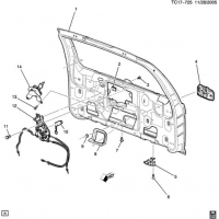 (TC17-725) - 2000-2006 CK1,2(06) LIFTGATE  1-INTERIOR(E52)