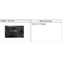(AC21-707) - 2003-2006 CK TRIM PKG/FRONT FLOOR CONSOLE