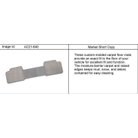 (AC21-640) - 2001-2006 CK157,159,259(06) MAT PKG/REAR FLOOR CARPET (PRODUCTION) (1 PIECE)