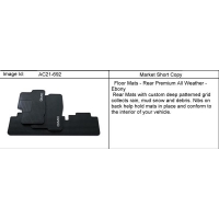(AC21-692) - 2001-2007 CK1,2,3 MAT PKG/REAR COMPARTMENT FLOOR (NON-PRODUCTION) (ALL WEATHER)