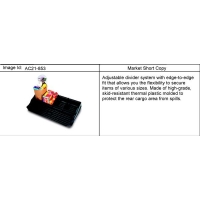 (AC21-853) - 2000-2006 CK157,159,259(06) ORGANIZER PKG/CARGO (ADJUSTABLE/NON-COLLAPSIBLE DIVIDERS)
