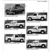 (AC21-104) - 2001-2006 CK157(06) STRIPE PKG/BODY SIDE
