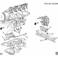 (TC00-632) - 2005-2007 K1(03-06-36-53)    -V8 (LR4/4.8V,LM7/5.3T,L59/5.3Z,LQ4/6.0U,LQ9/6.0N,L33/5.3B)