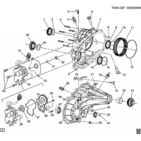(TX04-287) - 2004-2007 K1,2   (NP8)  1 CASE COMPONENTS (NVG246)