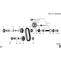 (TX04-077) - 2003-2006 K1   (NR3)  2  -AWD (BORG WARNER 4481)