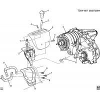 (TC04-607) - 1999-2007 K  / -LEVER (MANUAL SHIFT NP2)