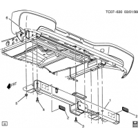 (TC07-630) - 2000-2006 K157(06) TRAILER HITCH PLATFORM (V92)