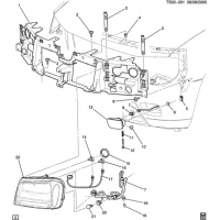 (TS02-201) - 2006-2009 ST(06)   (CHEVROLET X88, UPLEVEL TRIM YC5,YC6, EXC EXPORT LAMP T84,T85)