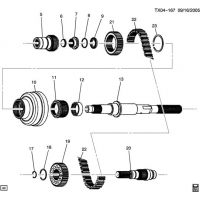 (TX04-167) - 2006-2009 T155   (NR9)  2 CASE COMPONENTS (NVG 120)