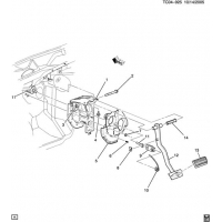 (TC04-925) - 2007-2009 CK1,2(06-36)   (EXC POWER ADJUSTABLE PEDAL JF4)