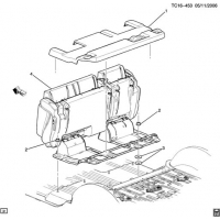 (TC16-453) - 2008-2009 CK107(06)   MOUNTING (60/40 BENCH AM8, EXC HYBRID HP2)