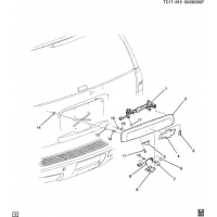 (TC17-913) - 2007      CK1,2(06)     3 CENTER APPLIQUE (CHEVROLET X88,    UVC)