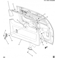 (TC17-900) - 2008-2009 CK1,2(06)    (CHEVROLET X88, G.M.C. Z88, EXC HYBRID HP2, POWER LIFTGATE E61)