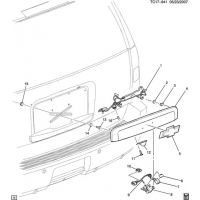 (TC17-941) - 2008      CK107(06)     3 CENTER APPLIQUE (CHEVROLET X88, HYBRID HP2,    UVC)