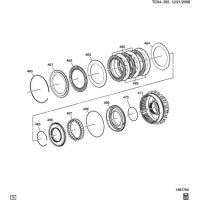 (TC04-355) - 2008-2009 CK1    (M99)  9 (TWO-MODE HYBRID) 2-3-4  HOUSING  