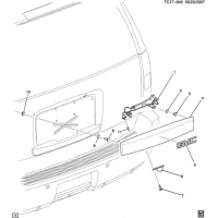 (TC17-943) - 2008-2009 CK107(06)     3 CENTER APPLIQUE (G.M.C. Z88, HYBRID HP2, EXC    UVC)