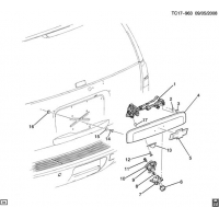 (TC17-963) - 2009      CK107(06)     3 CENTER APPLIQUE (CHEVROLET X88, HYBRID HP2,    UVC)