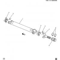 (TX05-113) 2011-2013 K1,2,3  /  AXLE