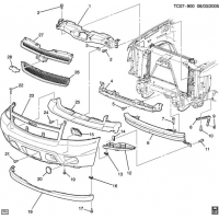 (TC07-900) 2008-2013 CK1,2(06-36)   (CHEVROLET X88, EXC OFF-ROAD PACKAGE BPH, HYBRID HP2)