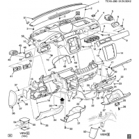 (TC16-290) 2008-2013 CK1,2(06-36)      PART 1 TRIM (CHEVROLET X88, G.M.C. Z88)