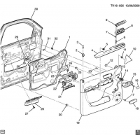 (TK16-935) 2010-2013 CK107(06)  /SIDE FRONT-DRIVER (CHEVROLET X88, G.M.C. Z88, A95, HYBRID HP2)