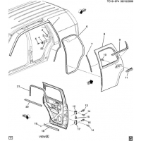 (TC16-974) 2007-2013 CK107(06)  /SIDE REAR PART 1 (CHEVROLET X88, G.M.C. Z88)