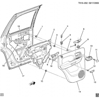(TK16-952) 2007-2013 CK107(06)  /SIDE REAR (CHEVROLET X88, G.M.C. Z88)