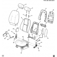 (TK16-008) 2010-2013 CK1,2(06)  /SPLIT BENCH-BACK -